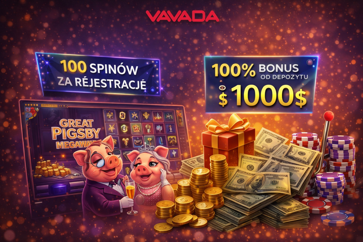 Bonusy Vavada – pakiet powitalny i darmowe spiny dla graczy
